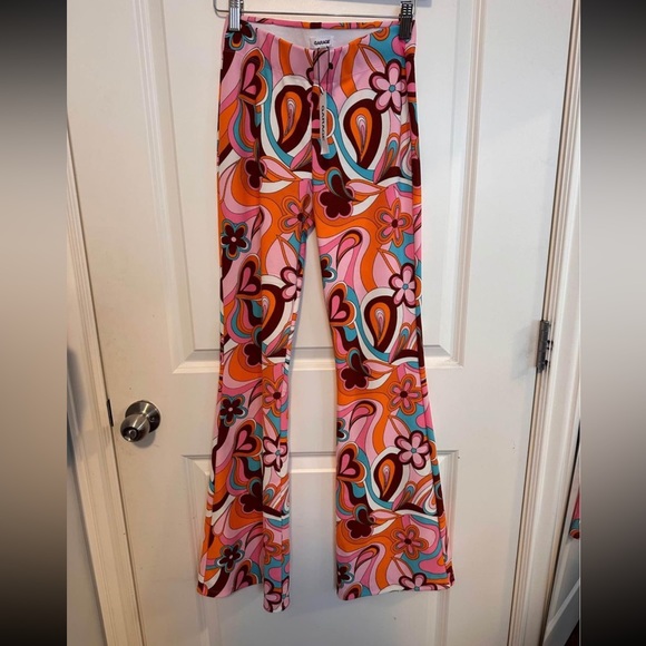 80s print flare pants NWT - Picture 1 of 3